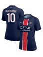 Billige Paris Saint-Germain Ousmane Dembele #10 Hjemmedrakt Dame 2024-25 Kortermet